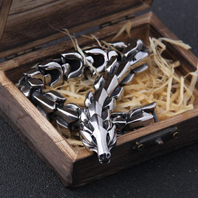Bracelet : Armband Kinderen - Viking Ouroboros Vintage in van Pantino