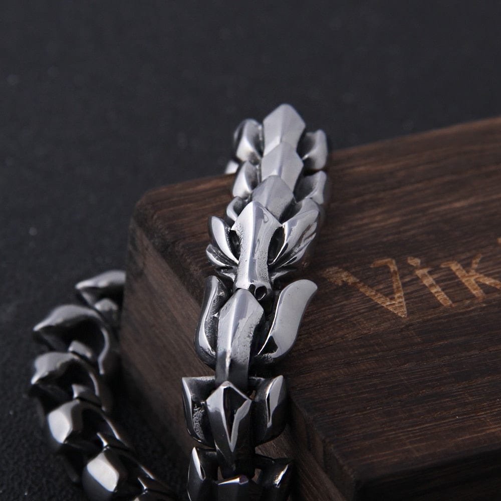 Bracelet : Armband Kinderen - Viking Ouroboros Vintage in van Pantino