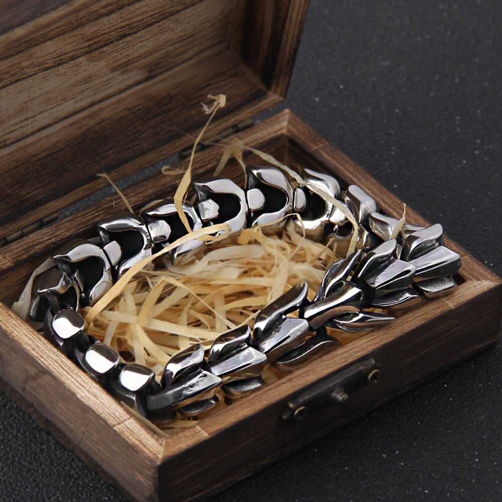 Bracelet : Armband Kinderen - Viking Ouroboros Vintage in van Pantino