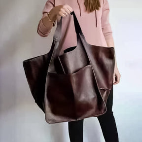 bags : Vintage Bag - Toegankelijke en Toch Elegante Tas - Geel in Khaki van Pantino