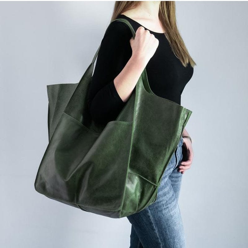 bags : Vintage Bag - Toegankelijke en Toch Elegante Tas - Geel in van Pantino
