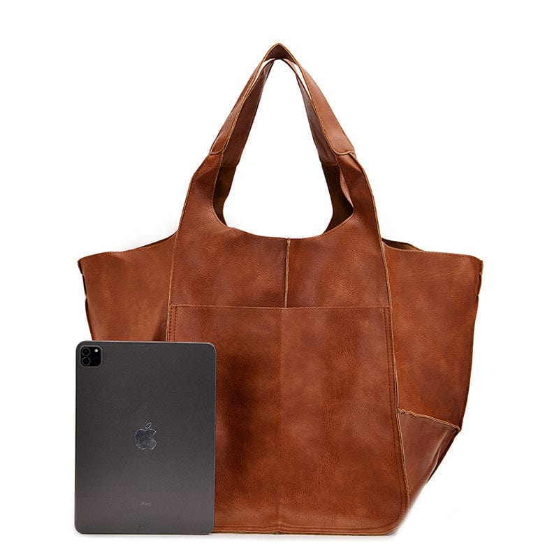bags : Vintage Bag - Toegankelijke en Toch Elegante Tas - Geel in van Pantino