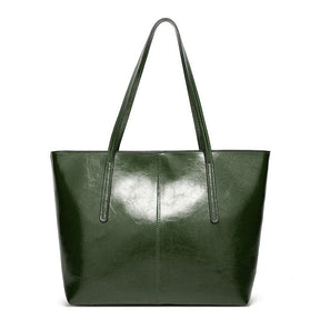 bags : Tote Bag Bruin - Vintage Oil Wax Leather in van Pantino