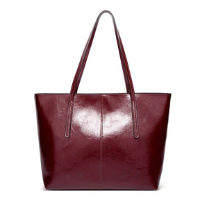 bags : Tote Bag Bruin - Vintage Oil Wax Leather in van Pantino
