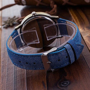 watches : Vintage Traveler's Leather Watch - Zwart in van Pantino