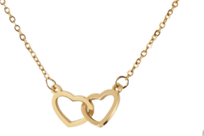 Necklace : Ketting Goud - Elegante Eeuwige Roos met in van Pantino