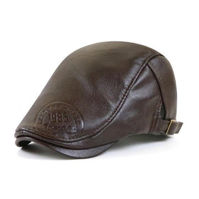 Snapback Hat : Pet Heren Zwart - Visors Cap - Snapbackpetten voor met Opschrift in Donkere koffie van Pantino