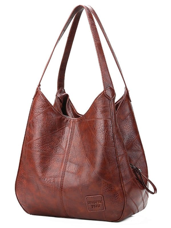 bags : Grote PU Leren Tas Leer - Zwart in van Pantino