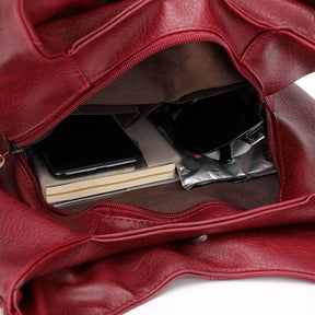 bags : Grote PU Leren Tas Leer - Zwart in van Pantino