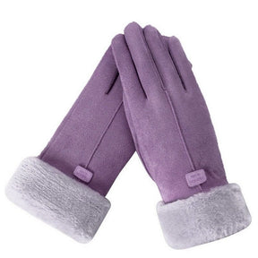 Gloves : Handschoenen Dames Blauw - Unieke en Stijlvolle in Paars van Pantino