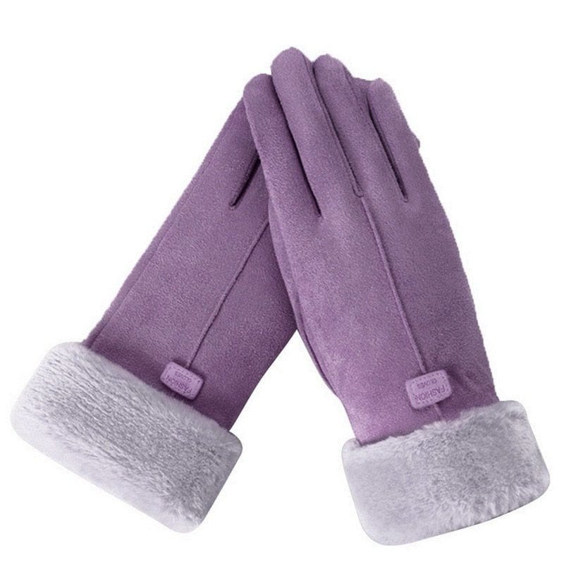 Gloves : Handschoenen Dames Blauw - Unieke en Stijlvolle in Paars van Pantino