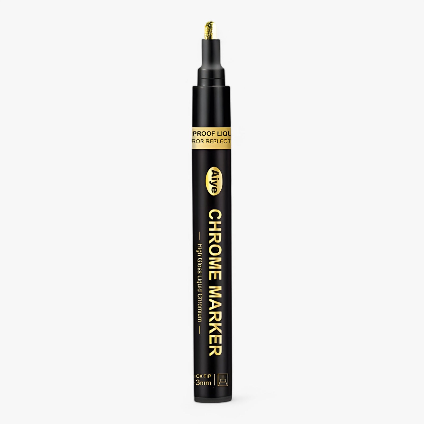 Marker : Vloeibare Spiegel Chroom Marker - Zilver Spiegel -1mm in van Pantino