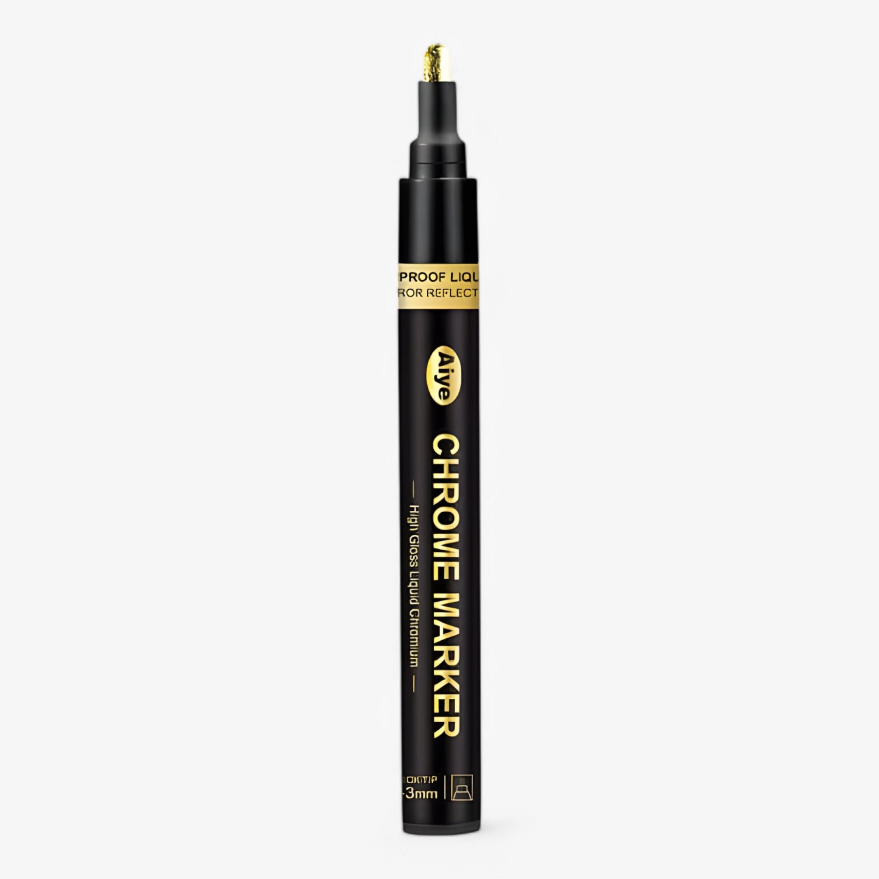 Marker : Vloeibare Spiegel Chroom Marker - Zilver Spiegel -1mm in van Pantino