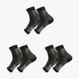 Socks : VoetVitaal - Steunsocks voor Comfort (1 + 2 Paar) in Zwart van Pantinoshop
