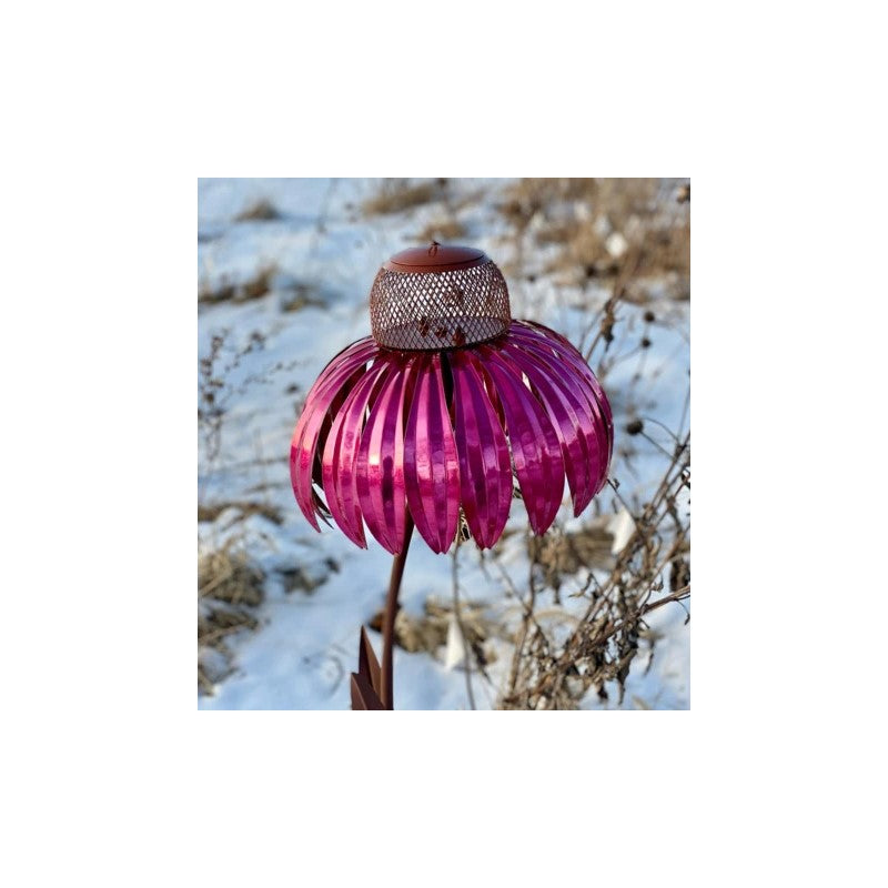 pets : Vogelvoederbak Blauw - Bloemvorm Tuin Decoratief - Kunststof in van Pantino
