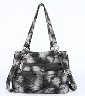 Handbag : Vrouwen Multipocket Handtas Dames - Zwart in van Pantino