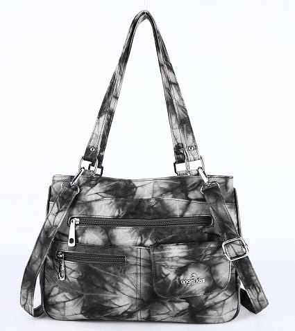 Handbag : Vrouwen Multipocket Handtas Dames - Zwart in van Pantino