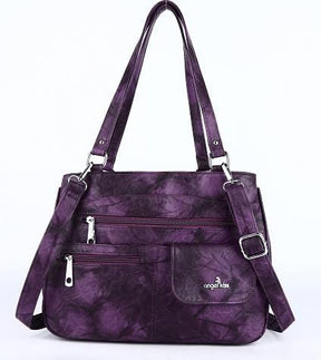 Handbag : Vrouwen Multipocket Handtas Dames - Zwart in van Pantino