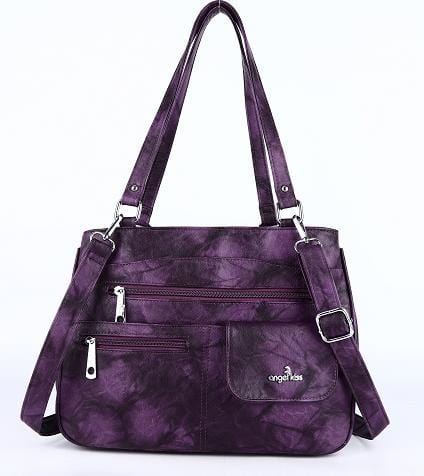 Handbag : Vrouwen Multipocket Handtas Dames - Zwart in van Pantino