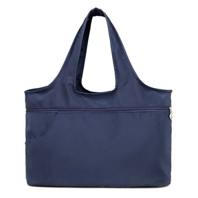 bags : Schoudertas Dames Zwart - Oxford in Diep Blauw van Pantino