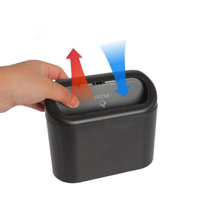 Car Trash Can : Vuilnisbak voor in de Auto - Zwart in van Pantino