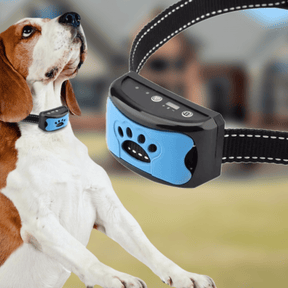 pets : GentleDog Anti-Blaffende Hondenhalsband Blauw - Verstelbaar & Comfortabel voor Kleine tot Grote Honden in van Pantino