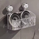 WallRack - Glacier Pattern Suction Cup Shelf