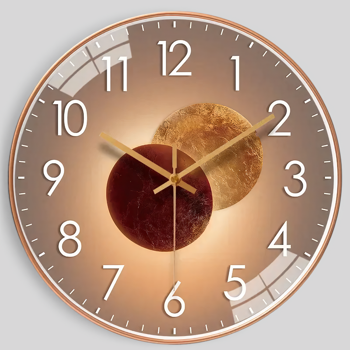Wandklok Modern Stil Rond Duidelijk Afleesbaar