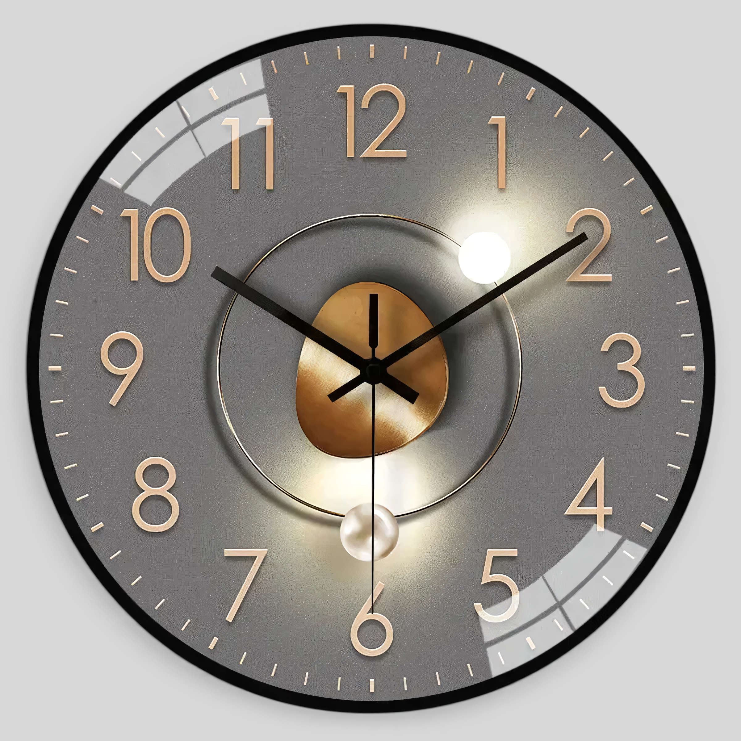 Wandklok Modern Stil Rond Duidelijk Afleesbaar