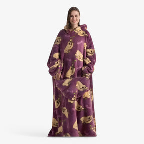 home & garden : WarmBlanket - Zachte Warme Fleece Trui Deken - Wit Panda in Luiaard van Pantino