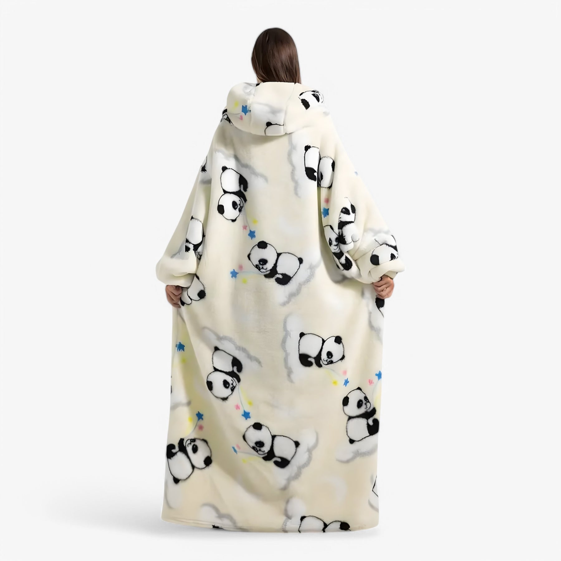 home & garden : WarmBlanket - Zachte Warme Fleece Trui Deken - Wit Panda in van Pantino