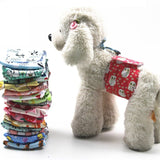 Washable Trendy Dog Diaper - No More Accidents - Blue with Panda Bears