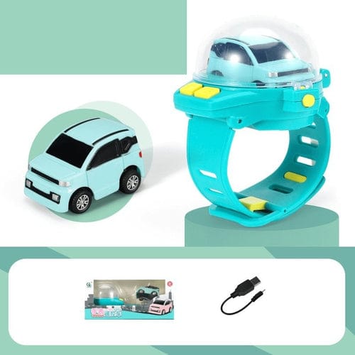 watches : Bestuurbare Minicar Kinderen Blauw - RC Auto - Vingerbesturing in van Pantino