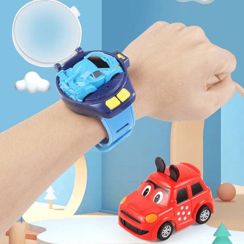 watches : Bestuurbare Minicar Kinderen Blauw - RC Auto - Vingerbesturing in Rood + Groen (1+1 Gratis) van Pantino