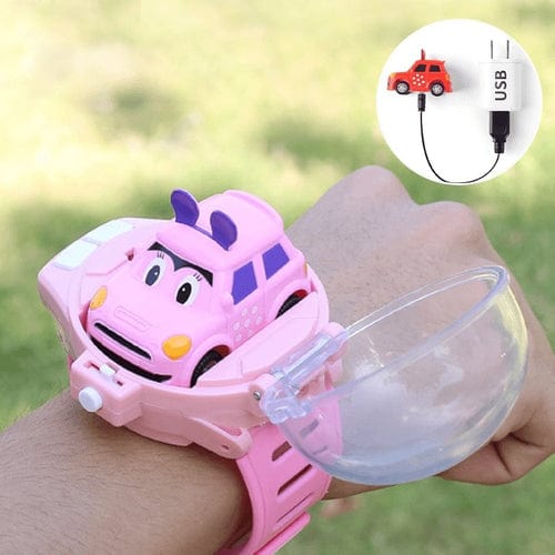 watches : Bestuurbare Minicar Kinderen Blauw - RC Auto - Vingerbesturing in van Pantino
