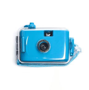 gadgets : Waterdichte Vintage Camera - Paars in Blauw van Pantino