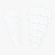 home & garden : Silicone Covers Set 1 - Woonaccessoire in Witte SET van Pantino