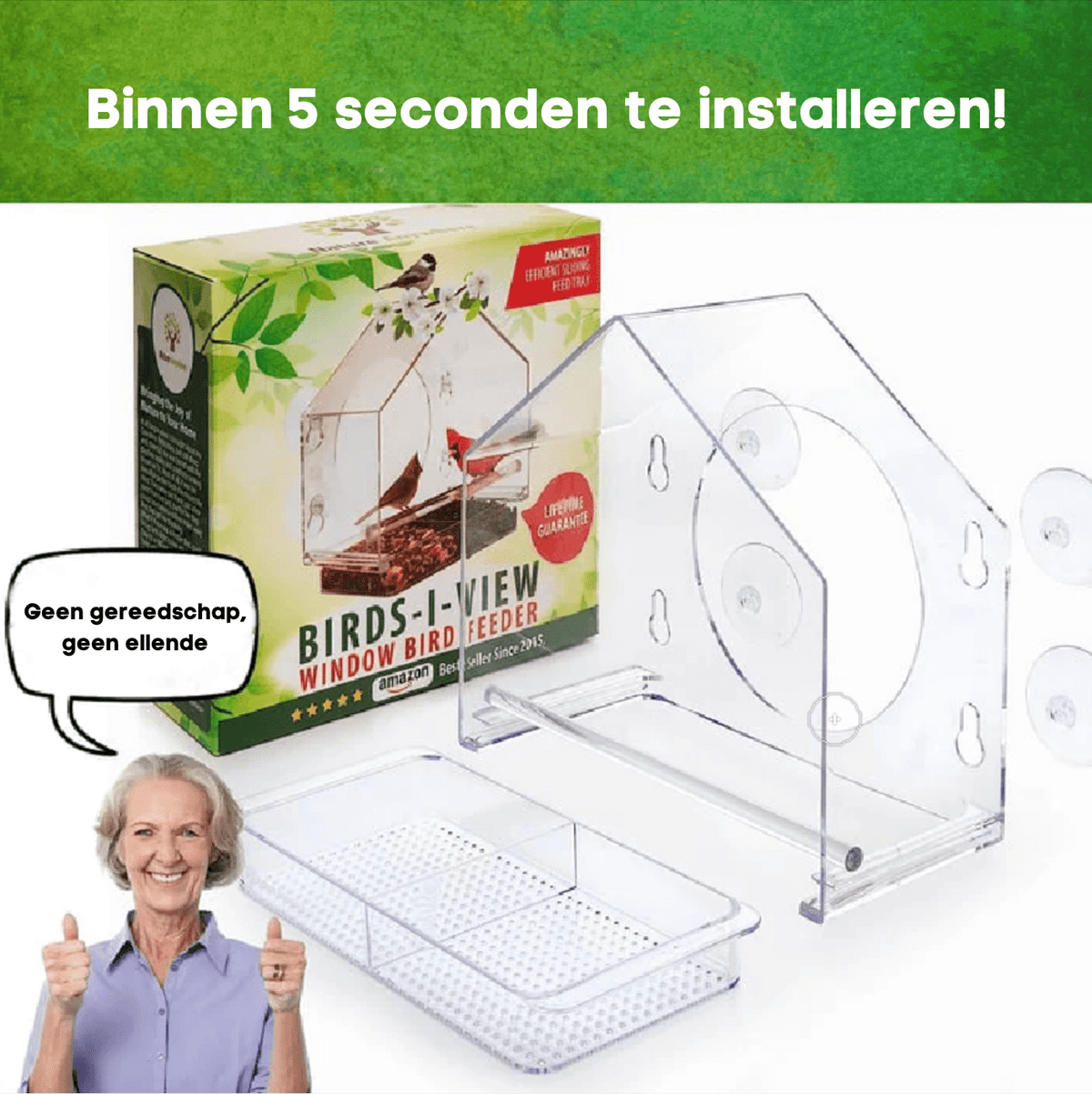 pets : Window Bird Feeder - Gezellige Lentedagen in van Pantino