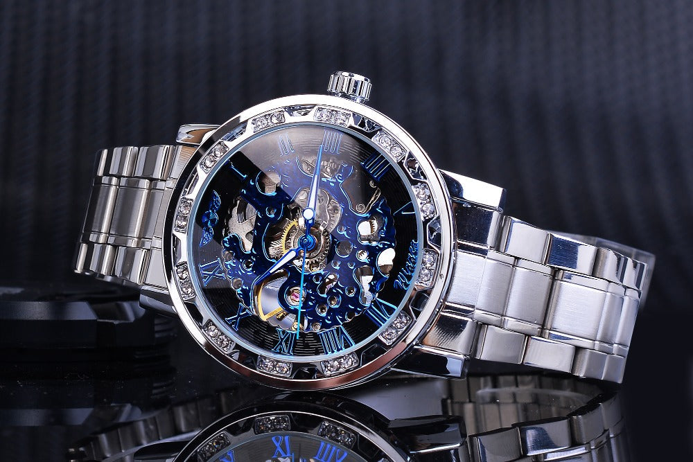 Herenhorloge Goudkleurig Staal - Luxe Kwarts Polshorloge met Verstelbare Stalen Armband