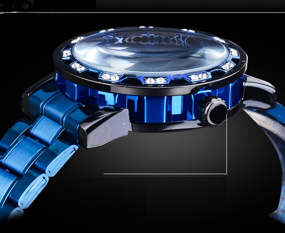 Herenhorloge Goudkleurig Staal - Luxe Kwarts Polshorloge met Verstelbare Stalen Armband