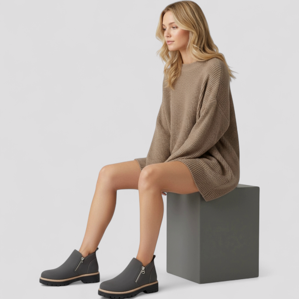 Shoes : Comfortabele Laarzen met Ronde Neus voor Dames - Zwart in van Pantino