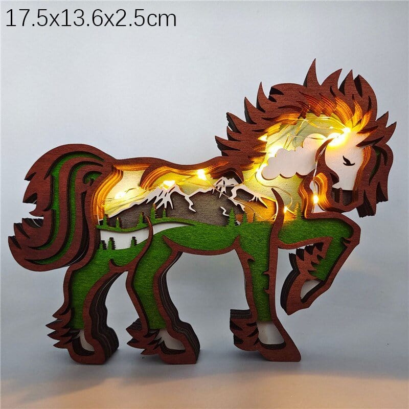 home & garden : WoodAnimals - Unieke LED Decoratie in Paard van Pantino