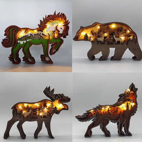 home & garden : WoodAnimals - Unieke LED Decoratie in van Pantino