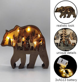 home & garden : WoodAnimals - Unieke LED Decoratie in van Pantino