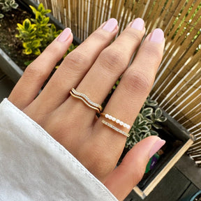 Ring : Ring Goud - Nova Pearl in van Pantino