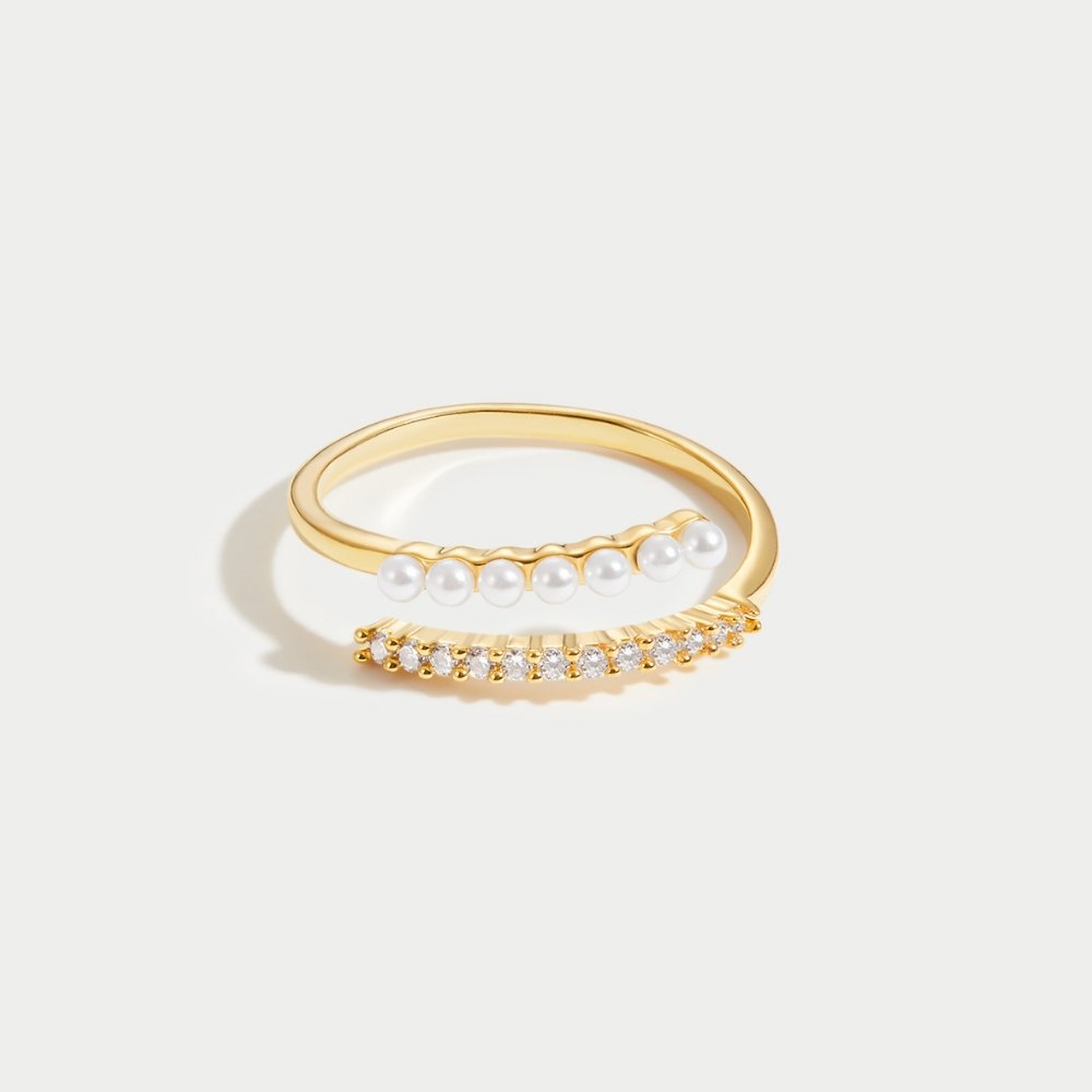 Ring : Ring Goud - Nova Pearl in van Pantino