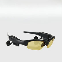Smart Sunglasses : Smart Bluetooth Zonnebril Zwart - Audio Gesprekken Outdoor - Kunststof in Geel van Pantino