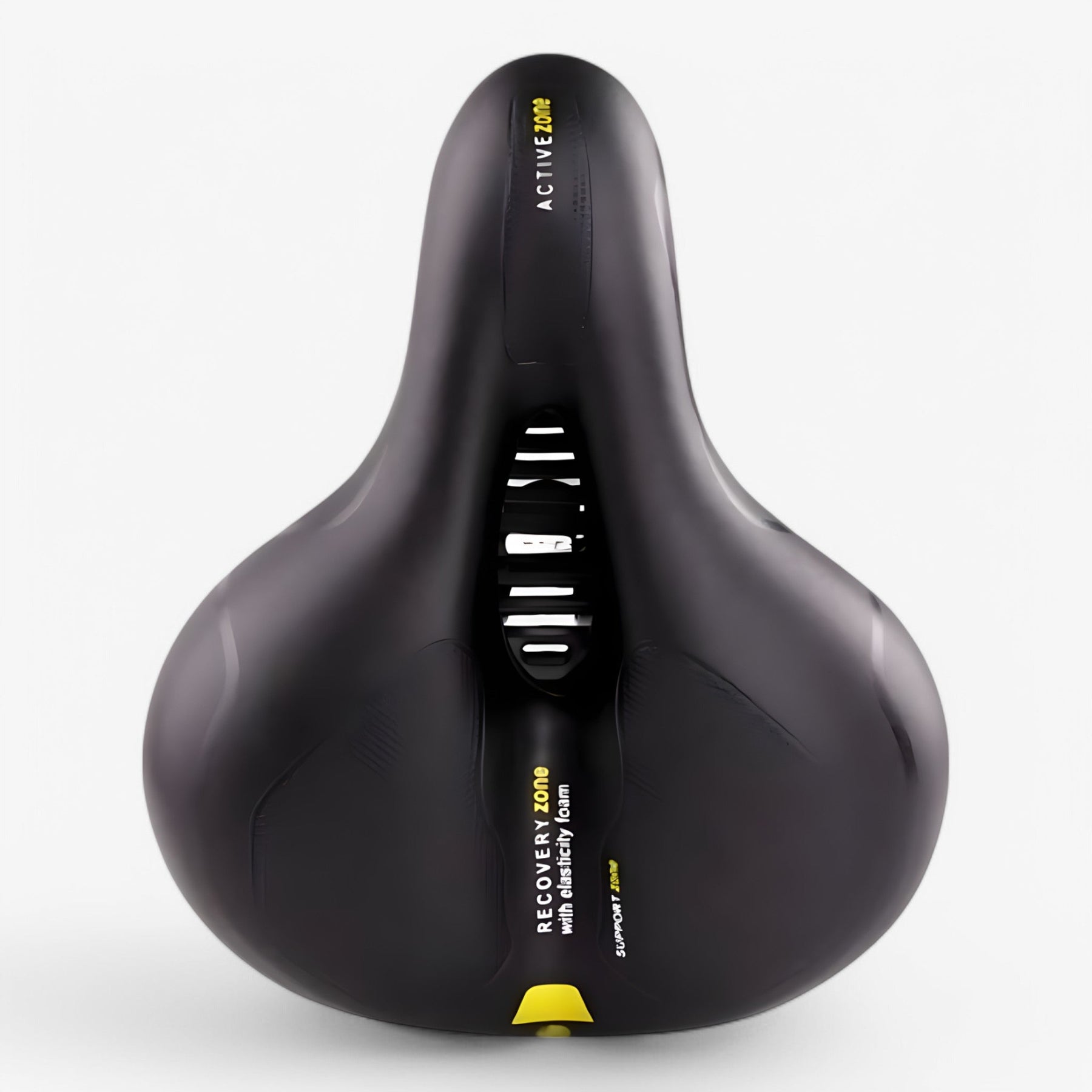 outdoor equipment : Ergonomisch Fietszadel - Blauwe Kleur in Gele kleur van Pantino