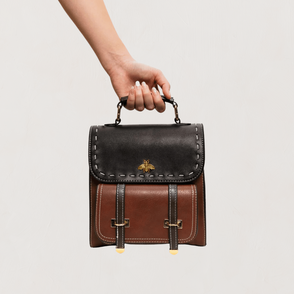 bags : Yuna Bag Leer - Bruin - Tas in van Pantino