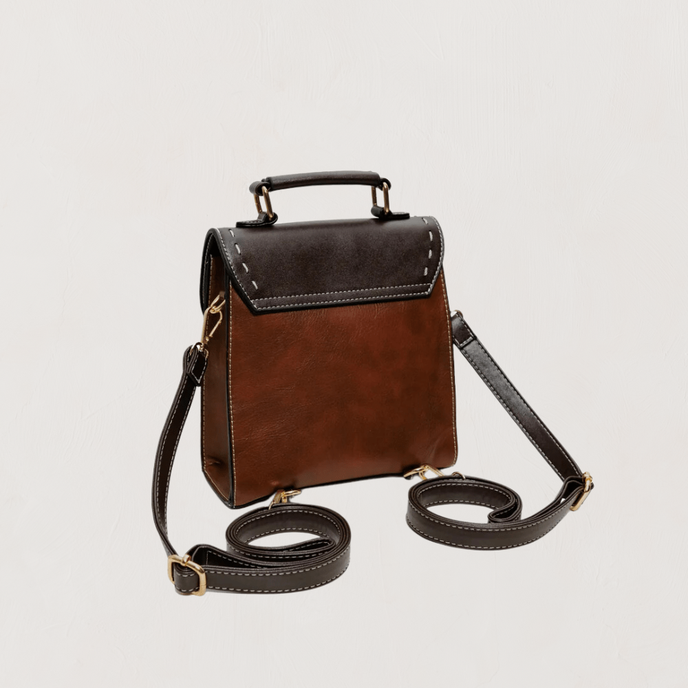 bags : Yuna Bag Leer - Bruin - Tas in van Pantino